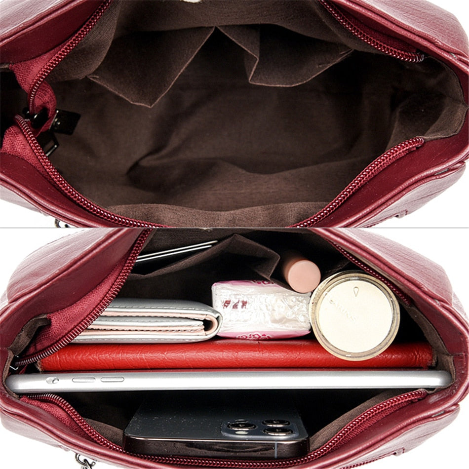 Bolsa de Couro Resistente - SlimFashion - Brior